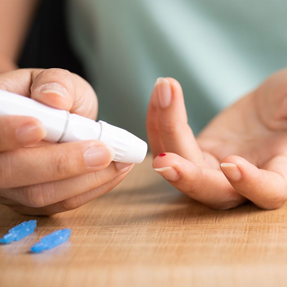 Blutprobe für Diabetes Bestimmung