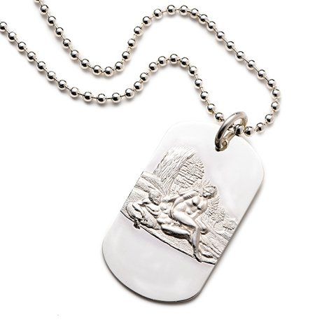 Medor Sterling Silver Dog Tag erotic jewellery