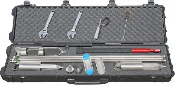 A black case filled with a bunch of tools.