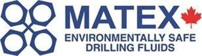 The logo for matex environmentally safe drilling fluids