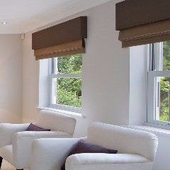 Blackout blinds and upholstery
