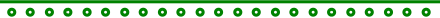 A line of green, blurred circles against a green background.