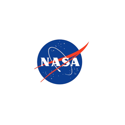 The nasa logo is shown on a white background