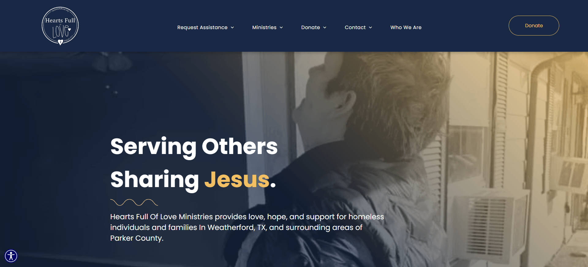Hearts Full Of Love Ministries - Web Design