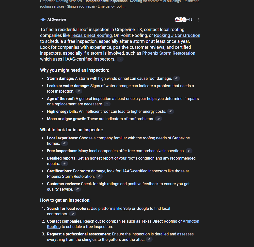 Text document on dark background, detailing information on a topic.
