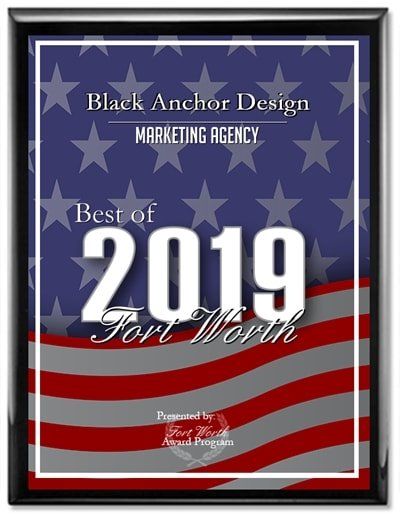 Black Anchor Design Best of Marketing Agency Fort Worth 2019