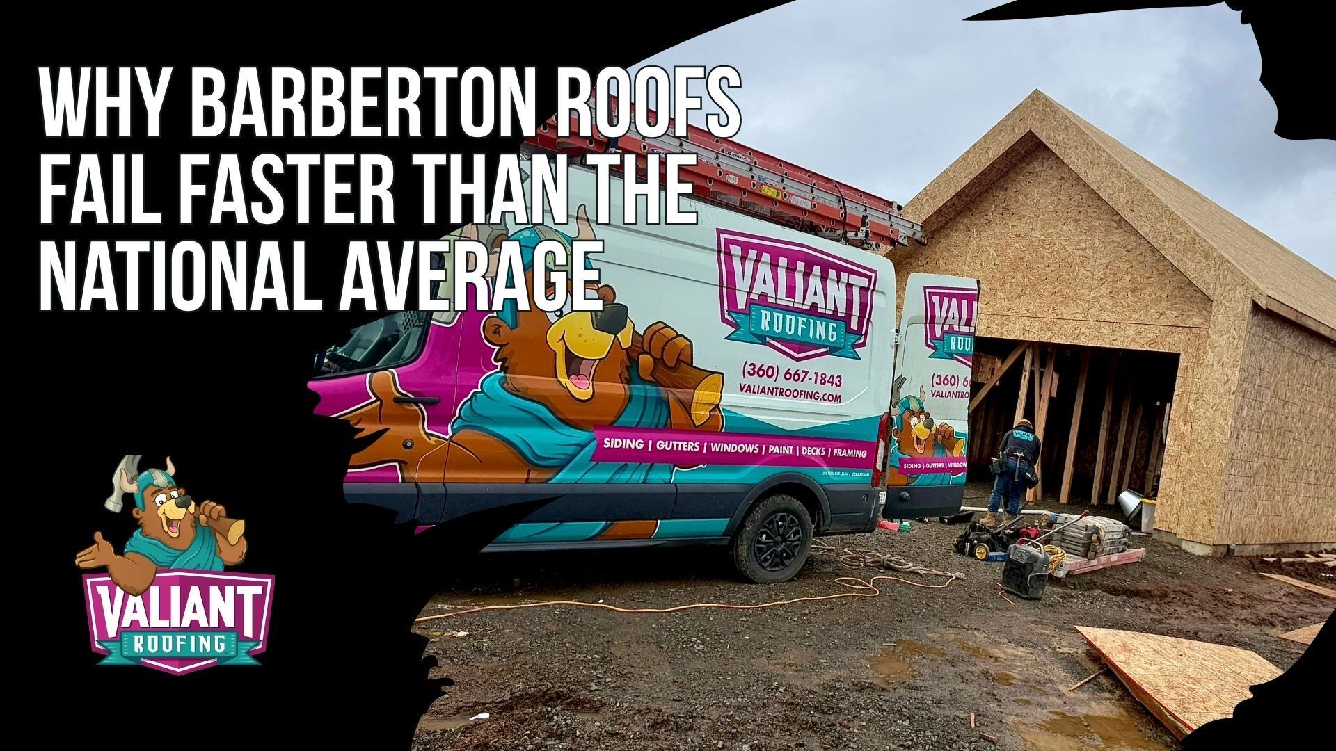 Why Barberton Roofs Fail Faster Than the National Average
Barberton's 8,567 residents face a roofing reality most manufacturer warranties never account for: original asphalt shingles on homes built between 1985 and 2010 are already past what PNW climate actually allows. Moss, UV, and freeze-thaw cycles across central Clark County prairie compress 25 dry-climate winters into 12 to 15 years, lifting shingles, breaking seal strips, and voiding warranties. Clark County's 42 inches of annual rainfall is projected to reach 46.5 inches by 2050, and insurance carriers are increasingly non-renewing policies on roofs older than 20 years. Valiant Roofing serves Barberton homeowners from 108 SE 124th Ave Suite 8, Vancouver, WA 98684. Learn more at https://www.valiantroofing.com/locations/vancouver-wa.
