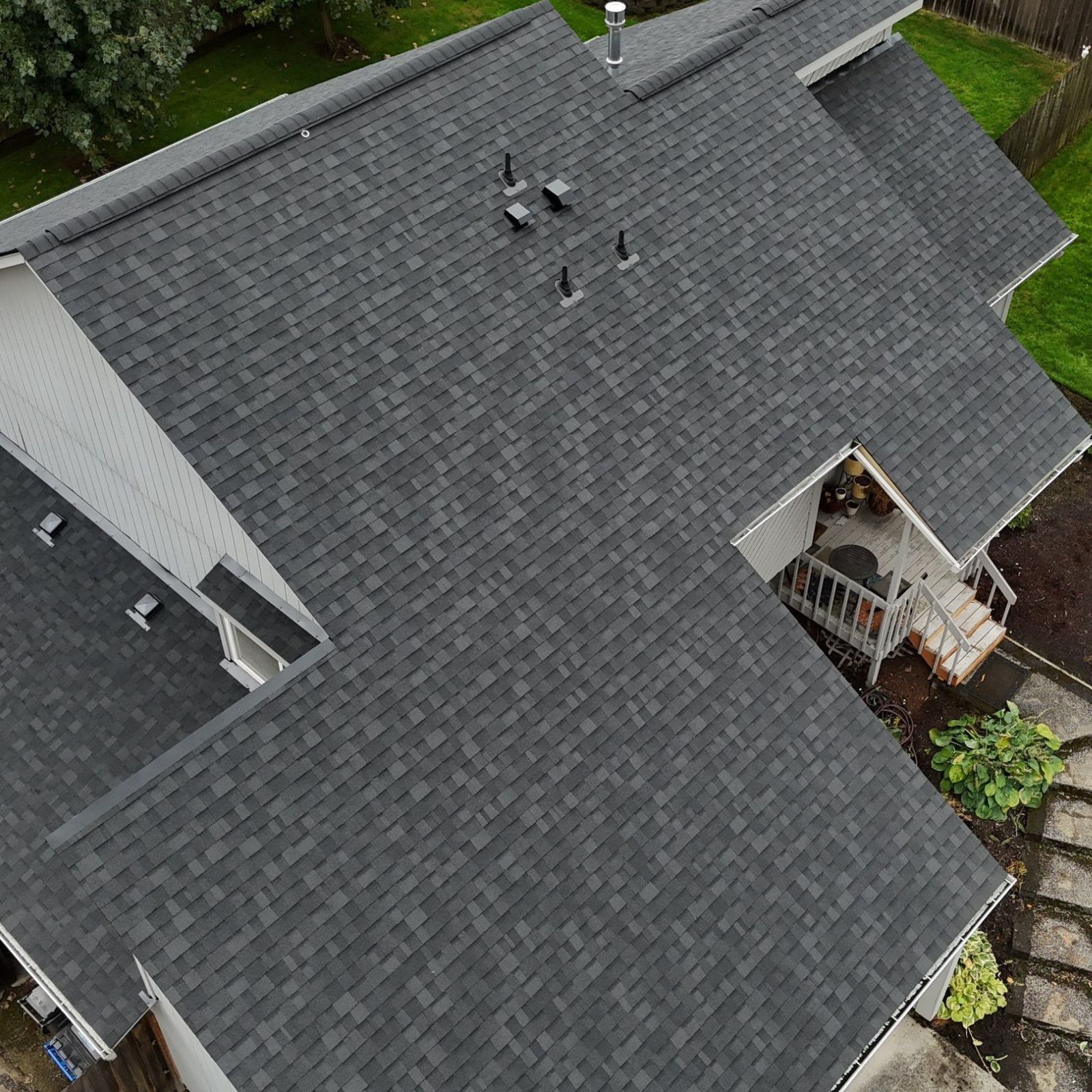 Full roof replacement project in Dollars Corner, WA by Valiant Roofing