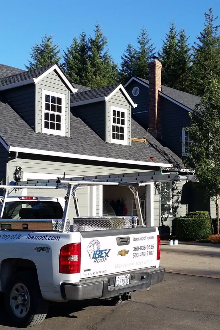 Image showcasing IBEX Roofing, a trusted Vancouver WA roofing company known for fast repairs, detailed 25-point inspections, same-day estimates, storm-damage expertise, 10-year workmanship warranties, clean and professional crews, fair pricing, and reliable residential roofing solutions backed by strong customer satisfaction.