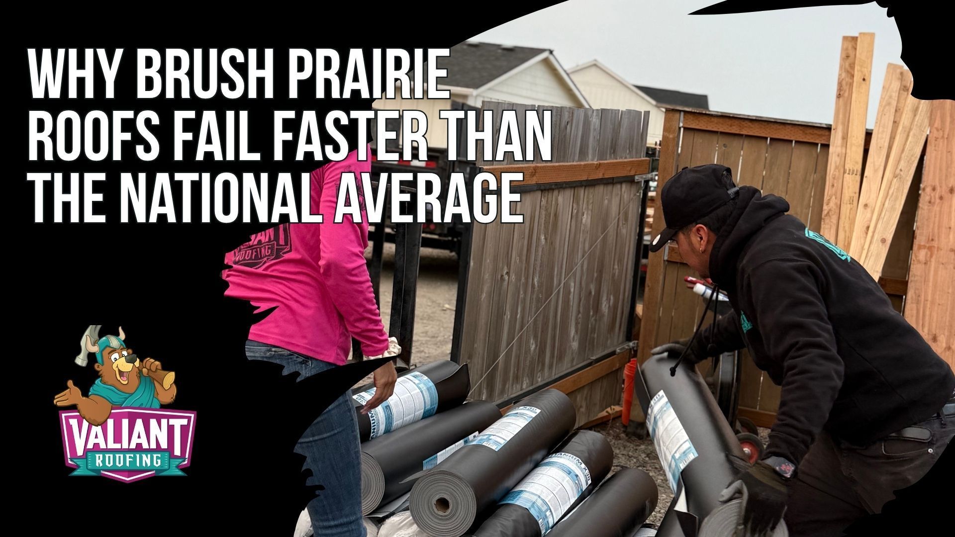 Why Brush Prairie Roofs Fail Faster Than the National Average
Brush Prairie's 2,738 residents face accelerated roof wear driven by ZIP 98606's 40.67 inches of annual rain across 177.9 rain days, a freeze-thaw cycle between 34 and 84 degrees Fahrenheit, and a mature tree canopy on rural acreage parcels that traps moss 2 to 3 times worse than suburban tracts. Original asphalt shingles on homes built between 1985 and 2010 routinely fail at 12 to 15 years rather than the 20 to 30 year dry-climate figure. Insurance carriers are increasingly non-renewing policies on roofs past 20 years, and rural-acreage policies are scrutinized harder than suburban ones. Visit https://www.valiantroofing.com/locations/brush-prairie-wa or stop by 108 SE 124th Ave Suite 8, Vancouver, WA 98684.