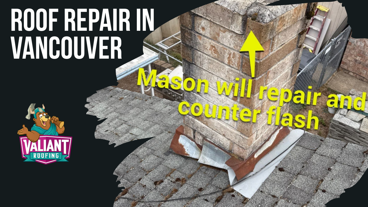 Not all roof repairs in Vancouver, Washington start with shingles. Many leaks come from failed chimney flashing or missing protection at the top. On this home, deteriorated chimney flashing and the lack of a proper chimney cap were allowing water intrusion. Our team corrected the flashing and added the right cap as part of a complete roof repair in Vancouver solution. If you are searching for roof repair near me in Vancouver or roof repair near you in Vancouver, choose a local team that finds the real cause. Contact Valiant Roofing at 108 SE 124th Ave Suite 8, Vancouver, WA 98684 or schedule here https://www.valiantroofing.com/locations/vancouver-wa
