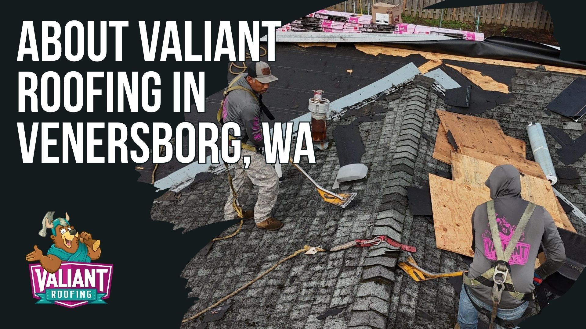 Residential roof repair in Venersborg WA