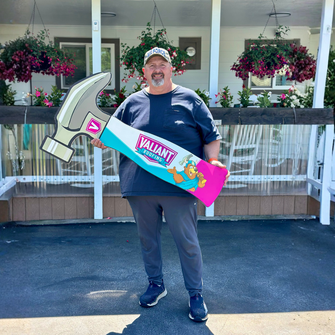 Image representing the Top 5 Roofing Contractors in Vancouver WA, featuring Valiant Roofing, Ed’s Economy Roofing, Warner Roofing, IBEX Roofing, and Cherry Roofing, showcasing trusted local roofers known for repairs, replacements, warranties, one-day reroofs, fast service, in-house crews, and clear communication.