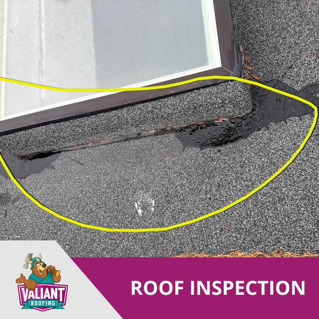Roof inspection in Vancouver WA by Valiant Roofing LLC showing a certified inspector documenting shingle wear, flashing issues, and potential leak points on a residential asphalt shingle roof. This professional roof inspection includes photo documentation, attic checks, ventilation review, and storm damage evaluation to help homeowners in Clark County WA understand roof condition, repair needs, and insurance related risks before small problems turn into costly damage.