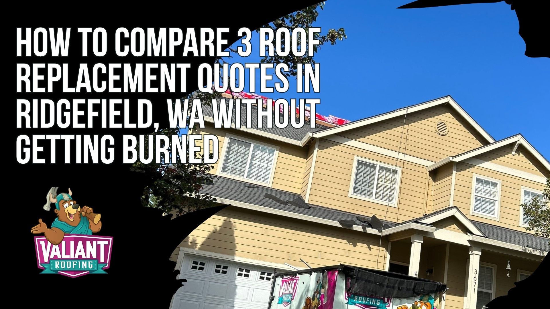 How to Compare 3 Roof Replacement Quotes in Ridgefield, WA Without Getting Burned
Three quotes is the right number for Ridgefield, WA homeowners weighing a roof replacement, with the real comparison being scope and materials rather than the bottom-line number. A solid quote comparison checklist runs through tear-off scope, underlayment type, ice and water shield coverage, the flashing plan for chimneys and valleys, new pipe boots, balanced intake and exhaust ventilation, a written decking allowance, cleanup with magnet sweep, and warranty terms in writing. Red flags include no physical business address, demands for full payment up front, missing contractor license numbers, vague material wording like 