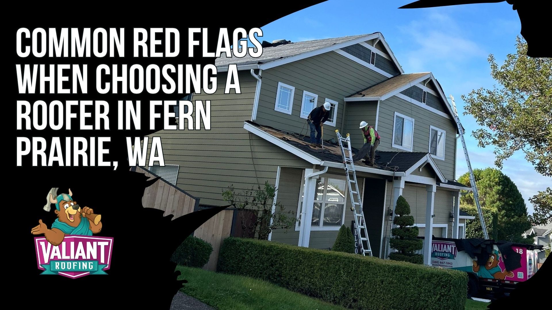 Common Red Flags When Choosing a Roofer in Fern Prairie, WA
Not every roofing company that shows up in a Google search is qualified to work on your home, especially in a climate like Fern Prairie where mistakes lead to serious water damage. Washington requires an active L&I contractor license, and Clark County often requires permits for major roofing work. If a contractor skips either, the liability falls on you, not them. Based at 108 SE 124th Ave, Suite 8, Vancouver, WA 98684, Valiant Roofing operates with full licensing, documentation, and transparency you can verify at https://www.valiantroofing.com/locations/vancouver-wa . Watch for red flags like no written estimate, demands for full payment upfront, or refusal to provide insurance proof. Be cautious of contractors who avoid permits or push immediate decisions. Also clarify whether the project includes a full tear-off or an overlay, since that directly impacts cost, lifespan, and warranty coverage.