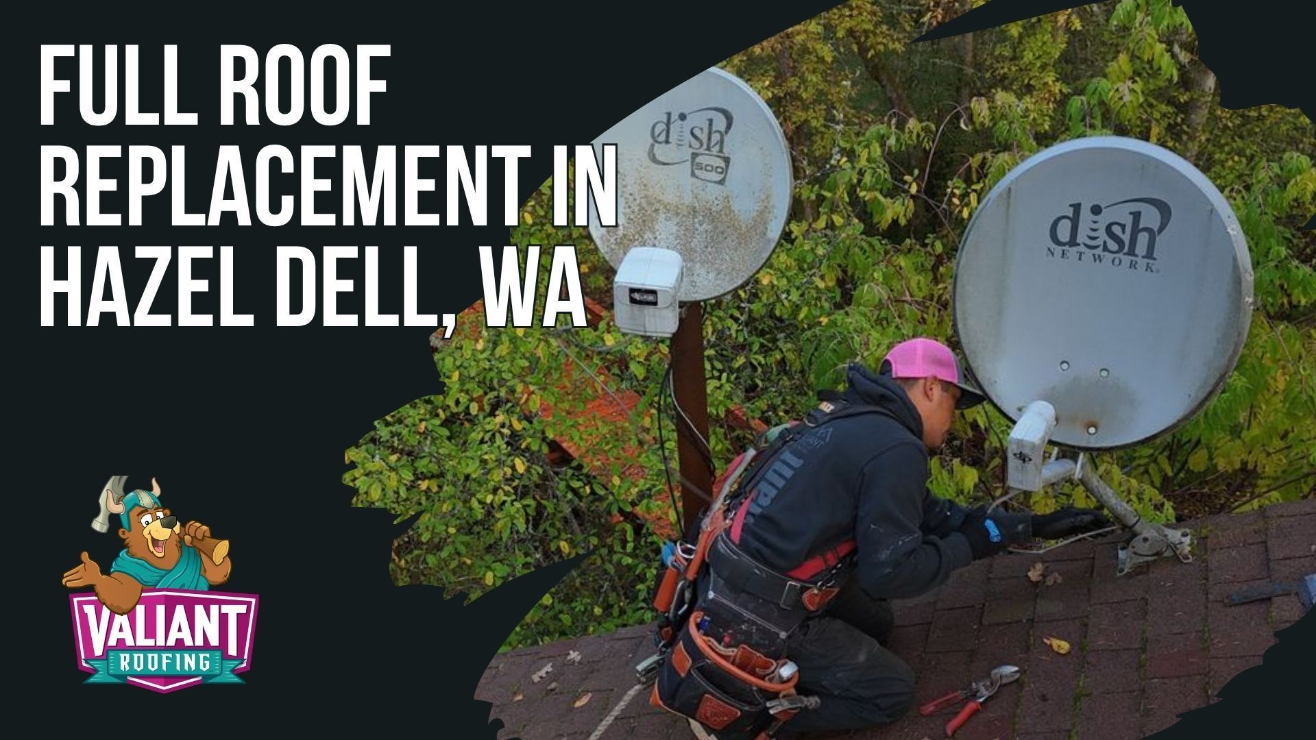 Roof replacement project in Hazel Dell, WA by Valiant Roofing