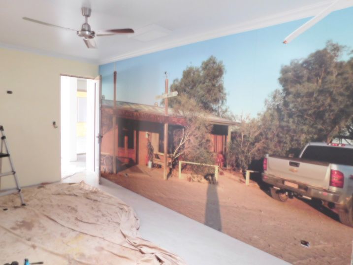 A Room With A Picture Of A Truck On The Wall — Cairns Signcorp In Portsmith, QLD