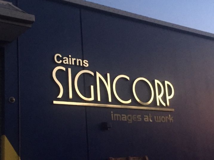 A Sign That Says Cairns Signcorp Images At Work — Cairns Signcorp In Portsmith, QLD