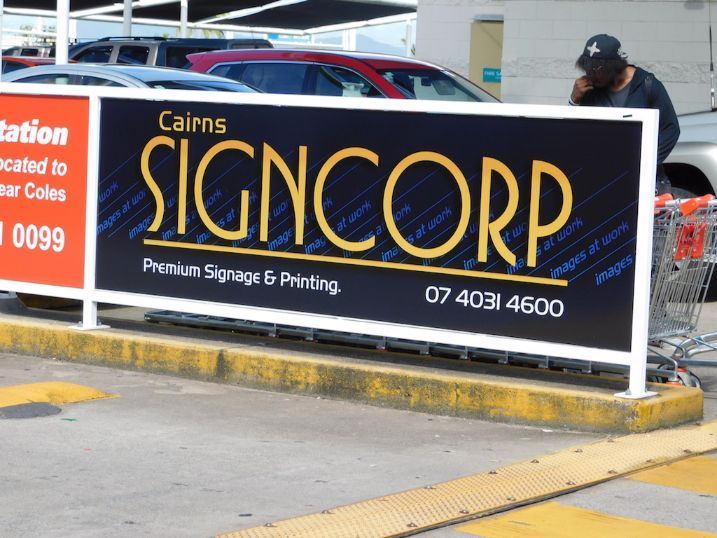 A Sign That Says Cairns Signcorp On It — Cairns Signcorp In Portsmith, QLD