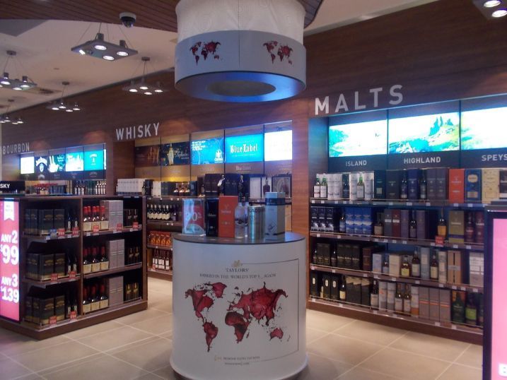 A Display Of Malts In A Liquor Store — Cairns Signcorp In Portsmith, QLD