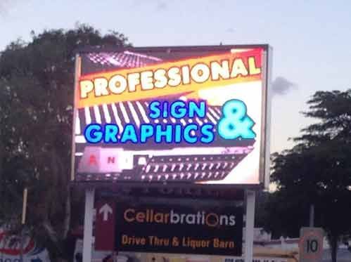 A Sign That Says Professional Sign Graphics On It — Cairns Signcorp In Portsmith, QLD