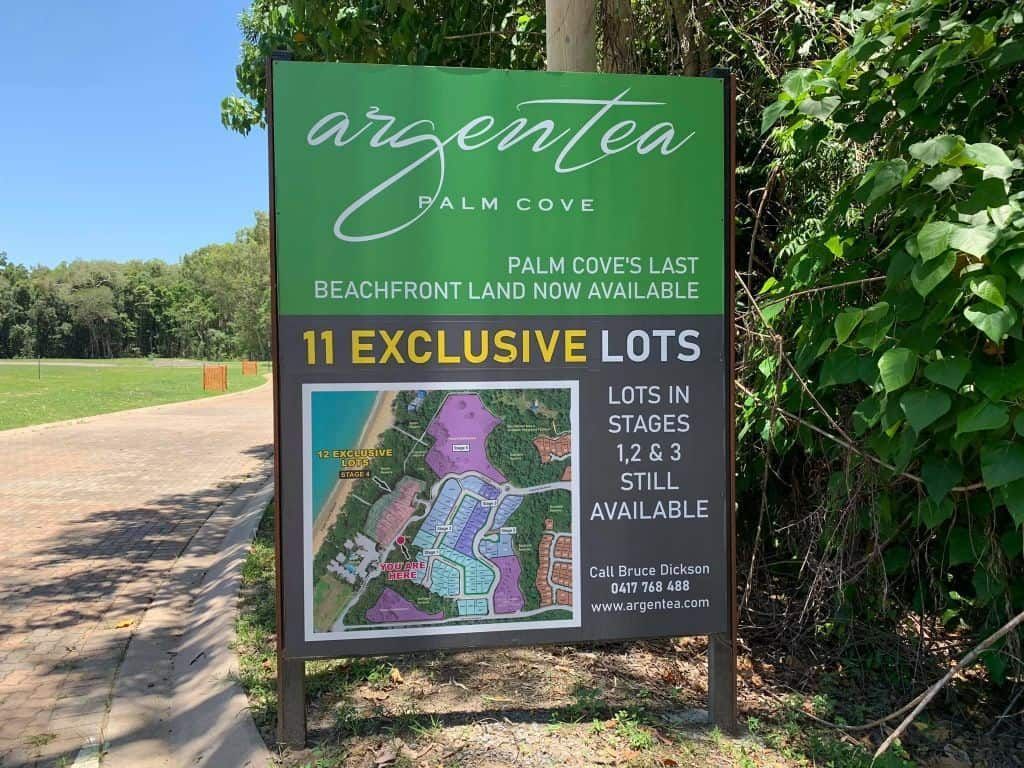 A Sign That Says Argentoa Main Cove On It — Cairns Signcorp In Portsmith, QLD