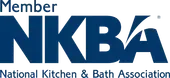 Blue NKBA logo with 