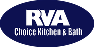 Dark blue oval with white text:
