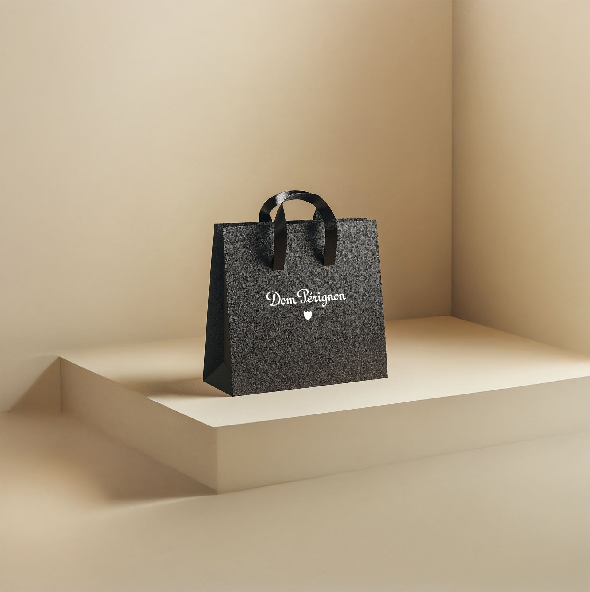 A black bag with the word designer on it