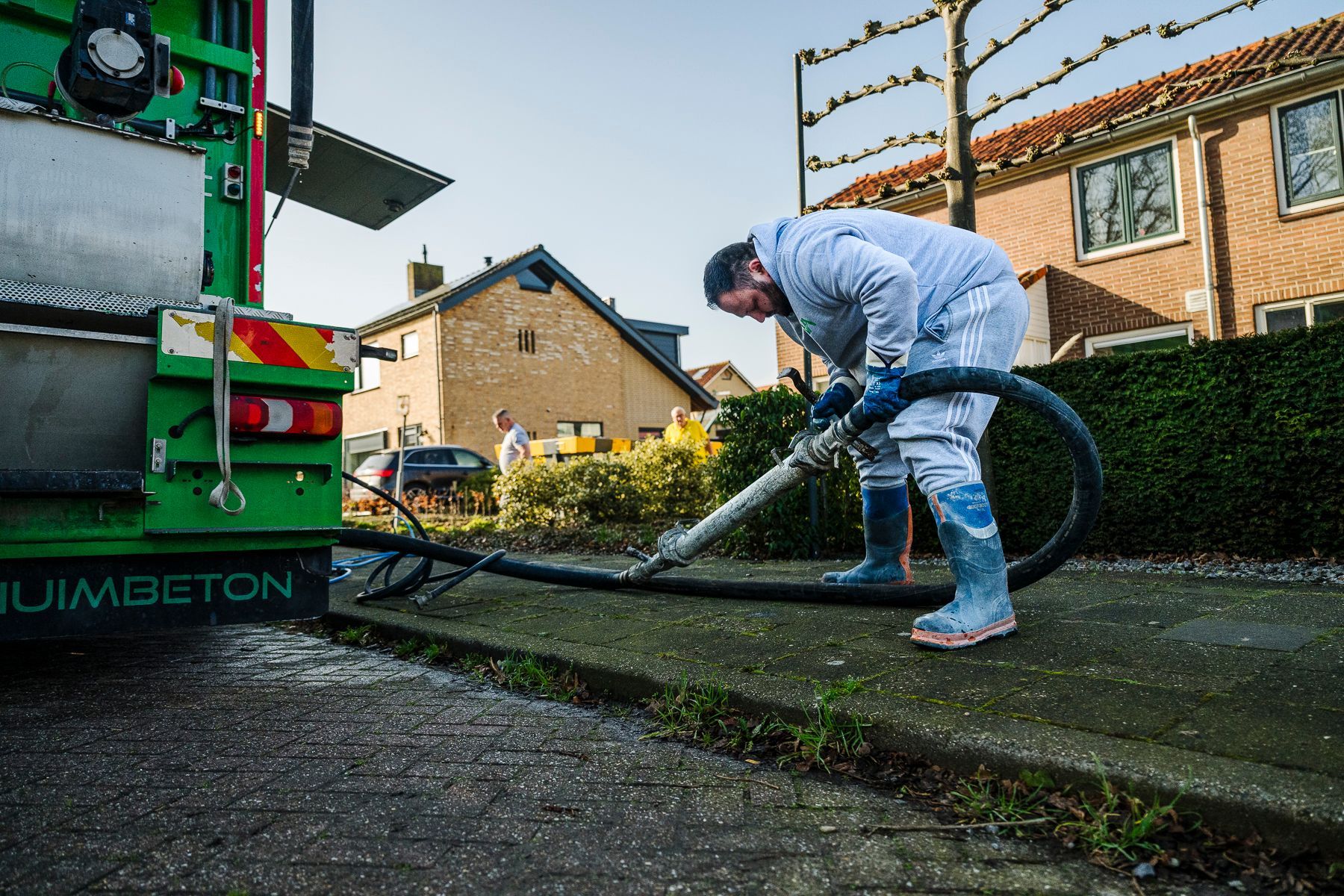 toepassingen van schuimbeton: leidingwerk