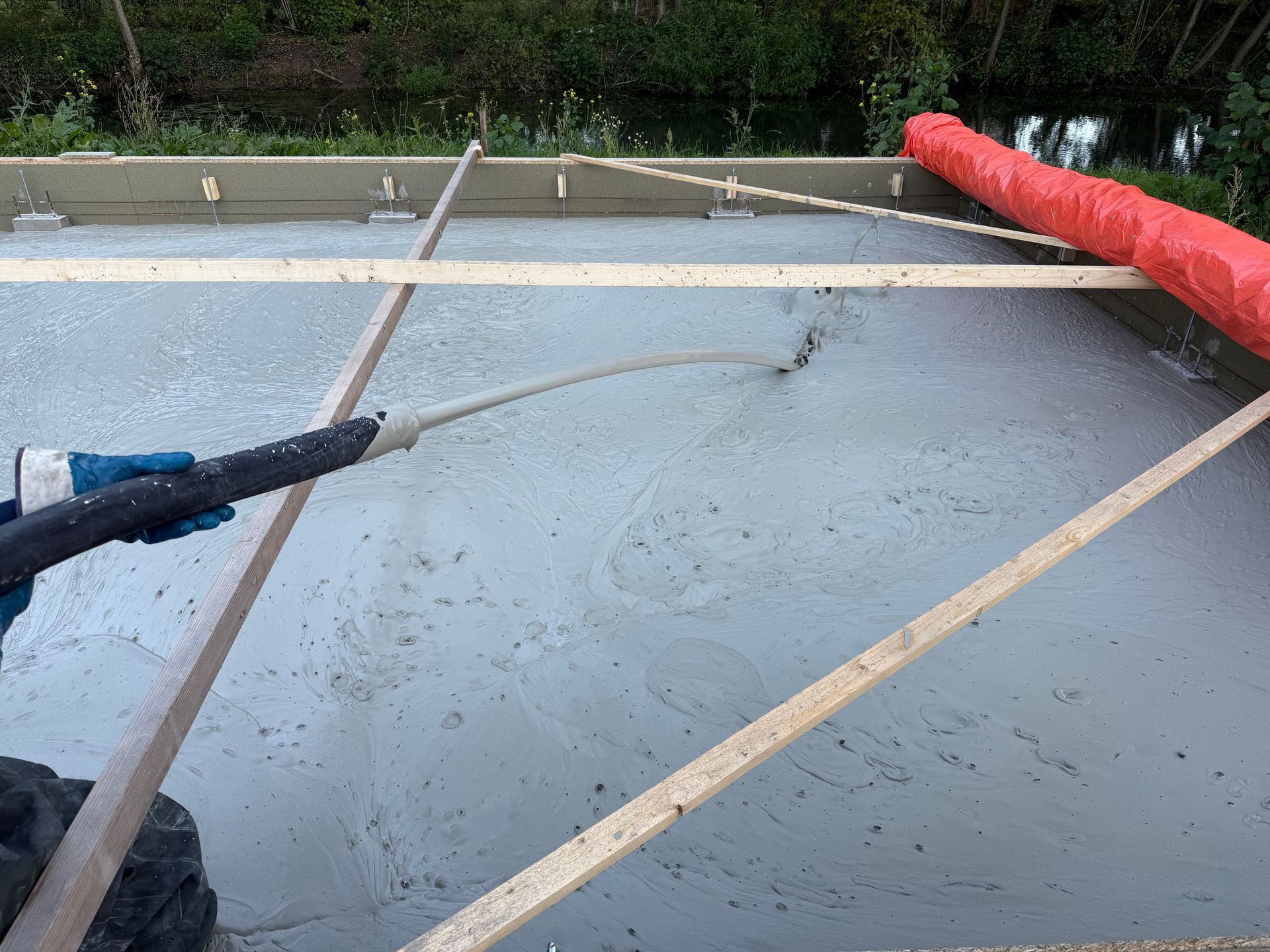 toepassingen van schuimbeton: zwembaden