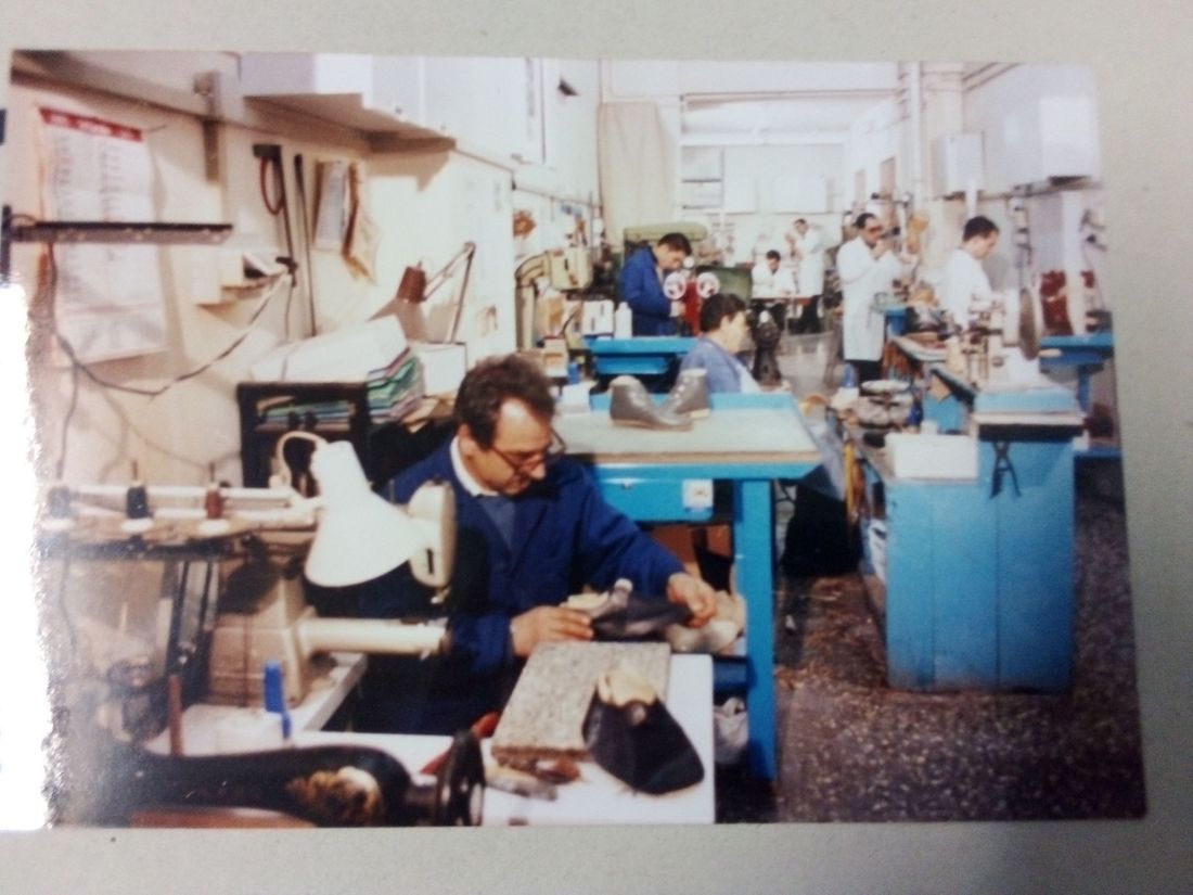 Foto vintage laboratorio protesi