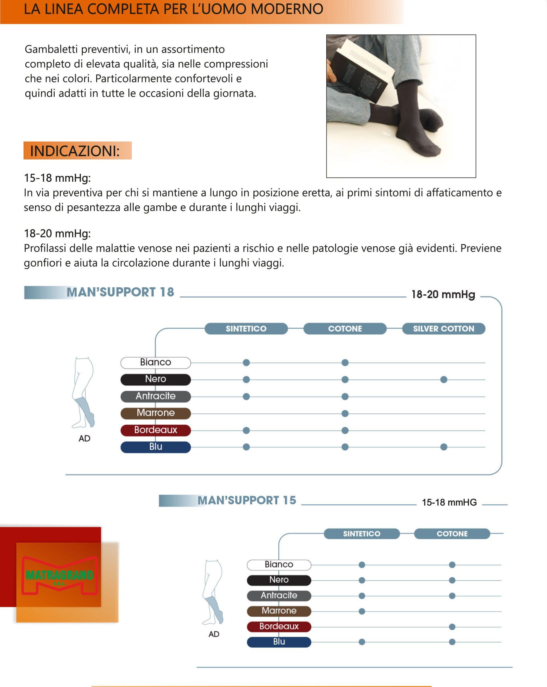 Depliant calze per flebologia