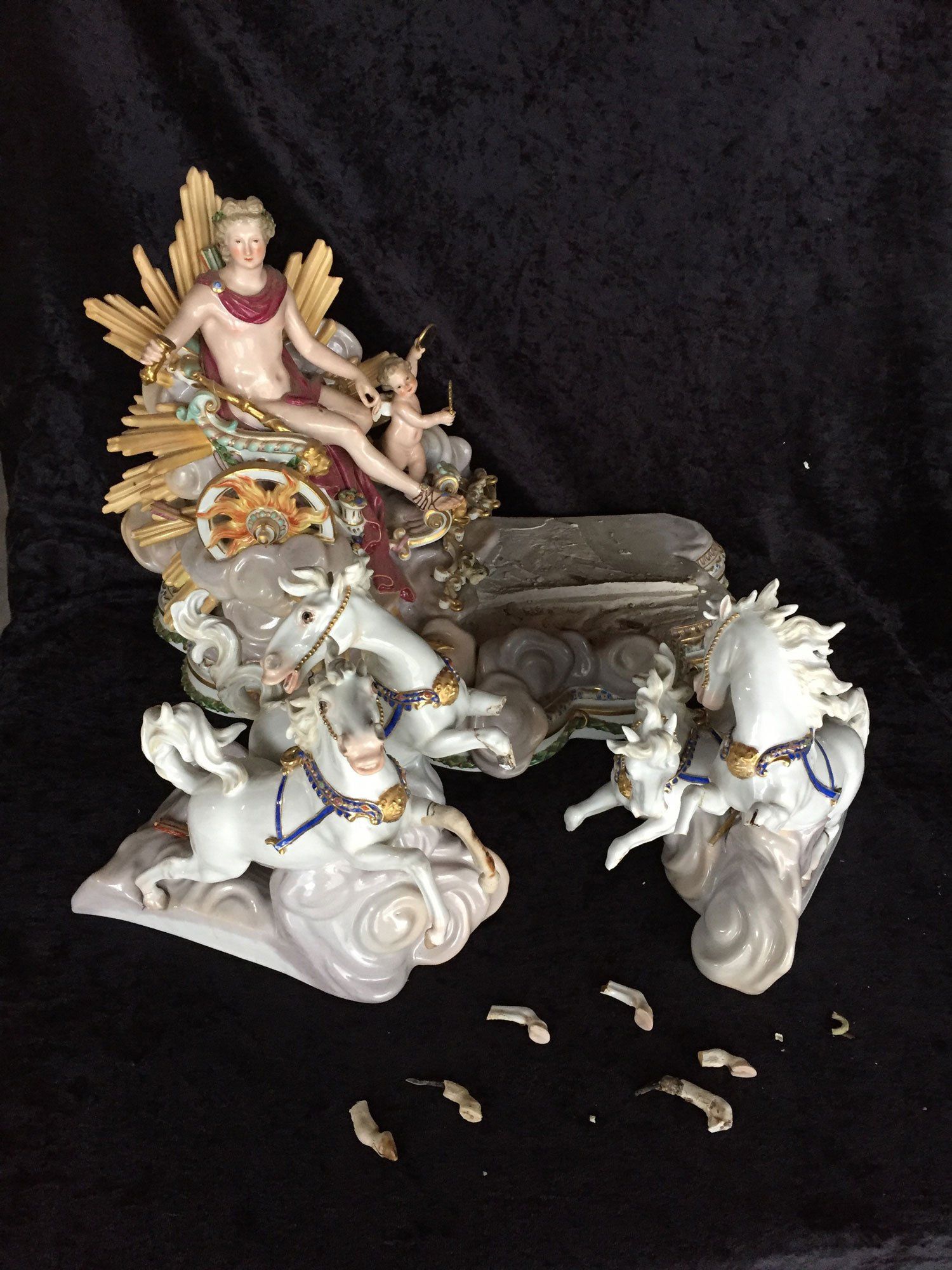 Broken Porcelain — Tampa, FL — Antique Restoration and Design