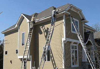 Gutter Cleaning with Ladders - Gutter Repair in Princeton, NJ