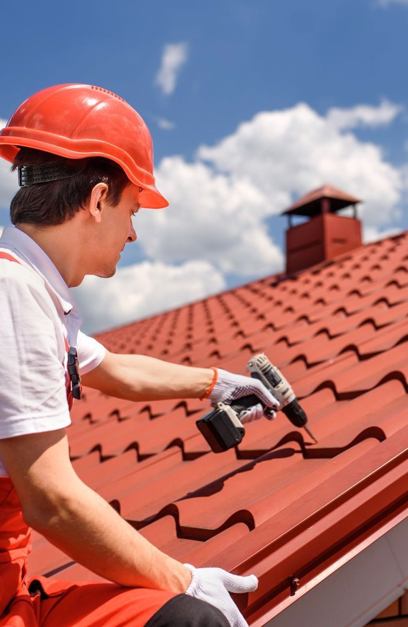 professional contractors during roof installation job