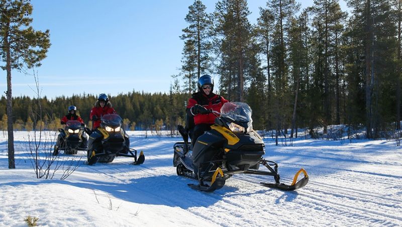 Snowmobile Levi to Reindeer farm