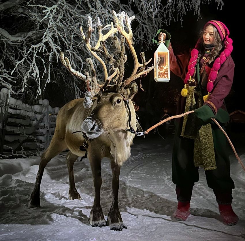 Santa Claus in a secret hideaway Levi by Scandinavian Travel group