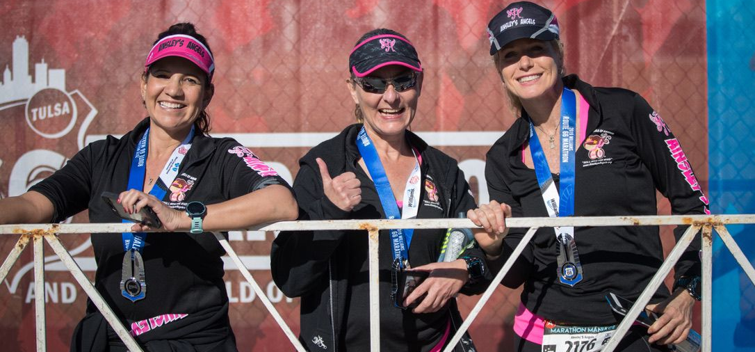 Ainsley's Angels team at Route 66