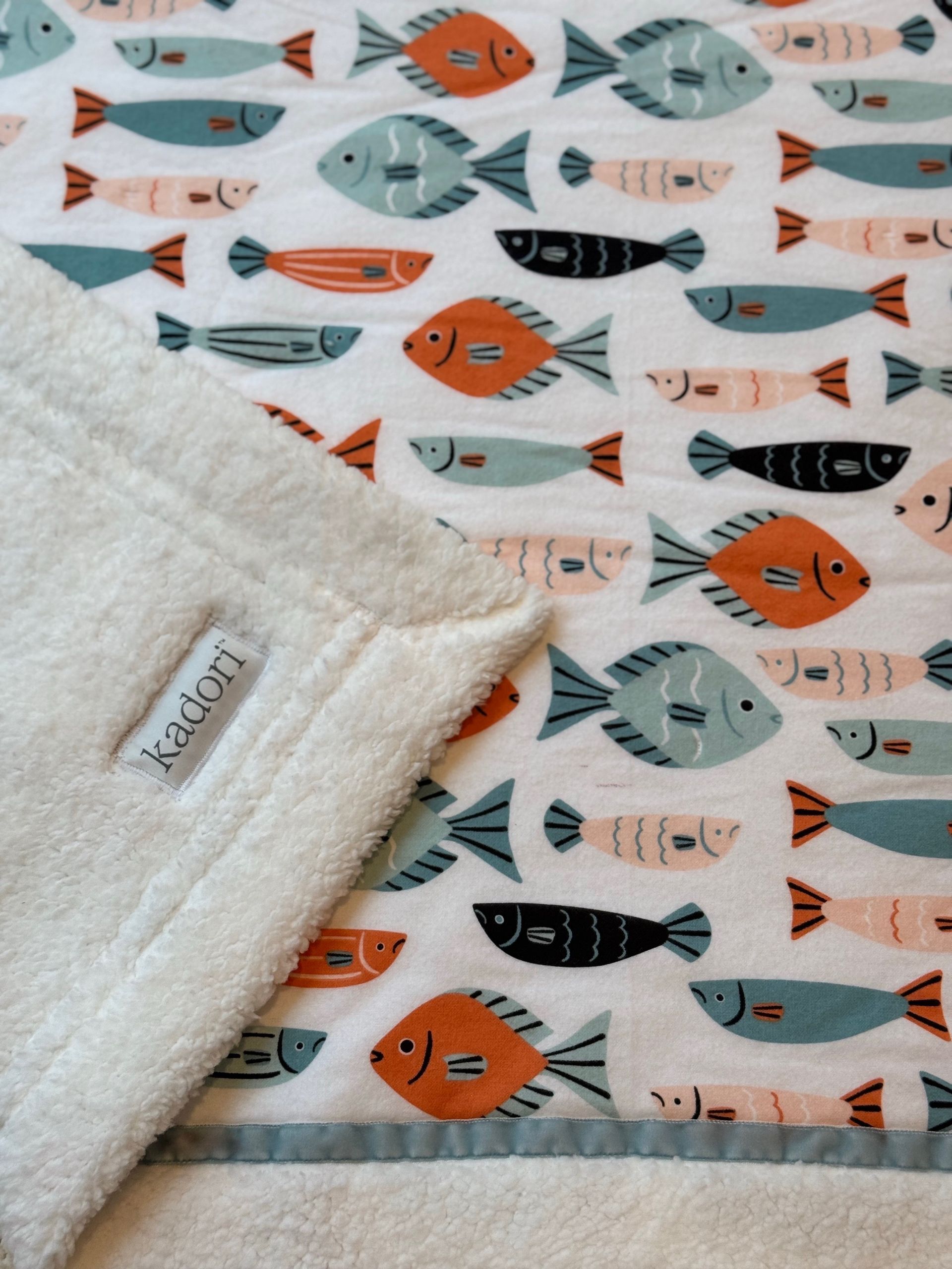 colorful fish blanket