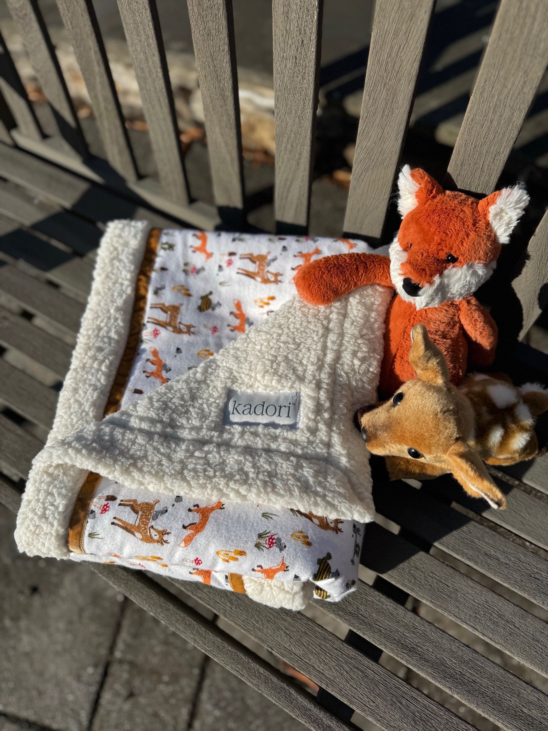 kadori sherpa baby blanket with 