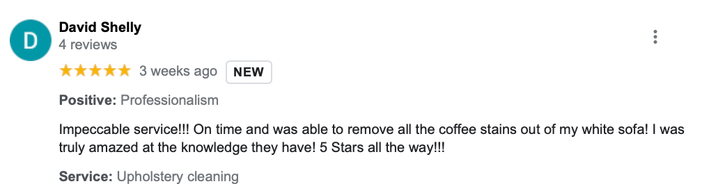 Positive Google Review