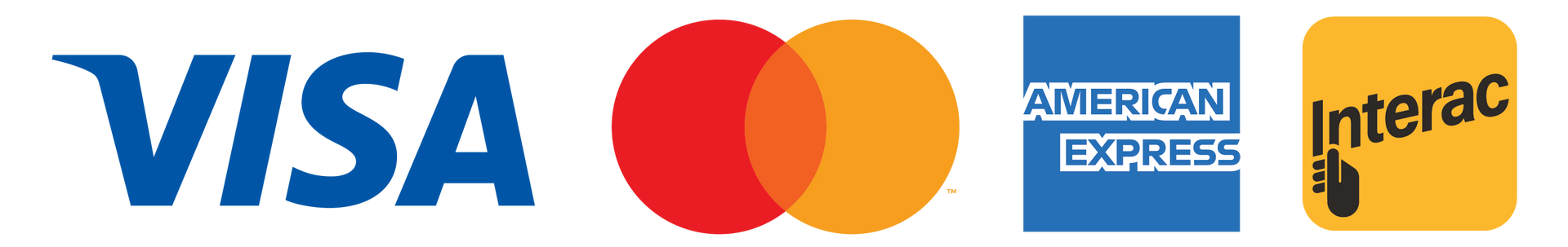 A visa mastercard and american express logo on a white background