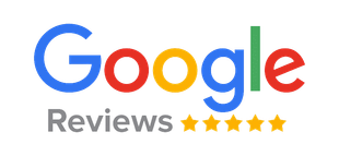 The google reviews logo is shown on a white background.