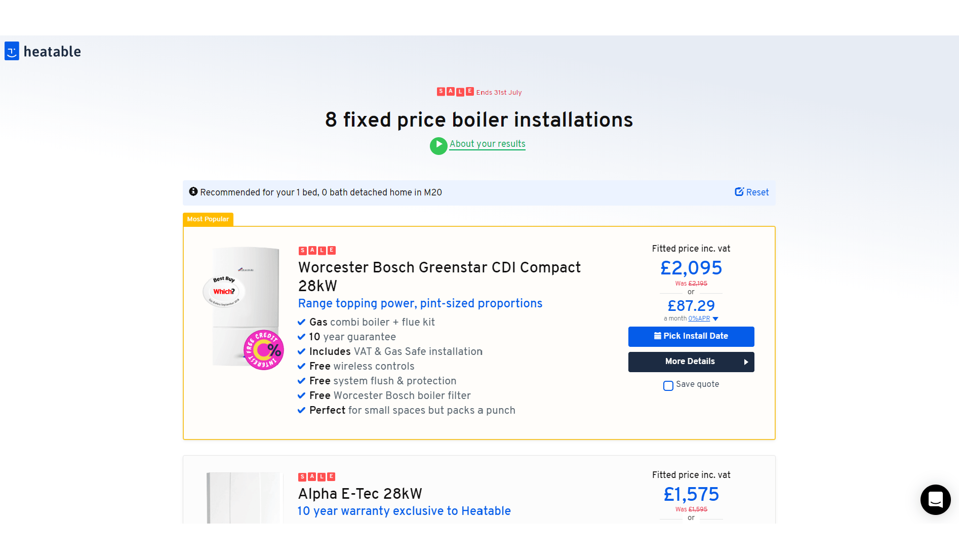 Heatable Boiler Installation Prices