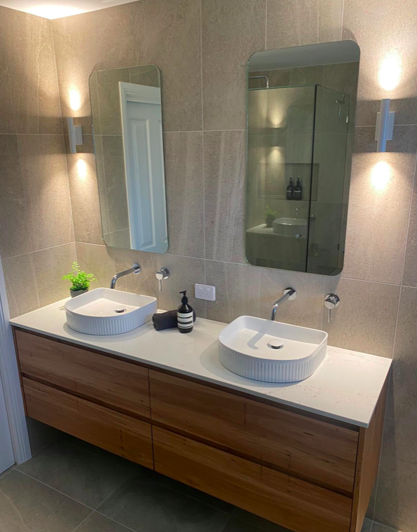 Frameless  Mirror In Bathroom — Your Expert Glaziers in Coffs Harbour, NSW