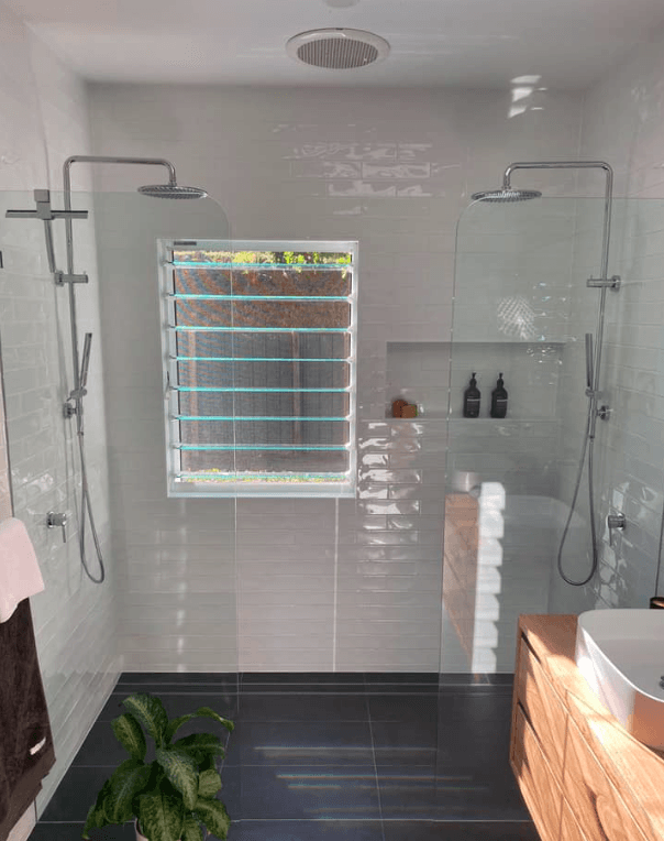 Simple Frameless Panel Shower Screen — Your Expert Glaziers in Coffs Harbour, NSW