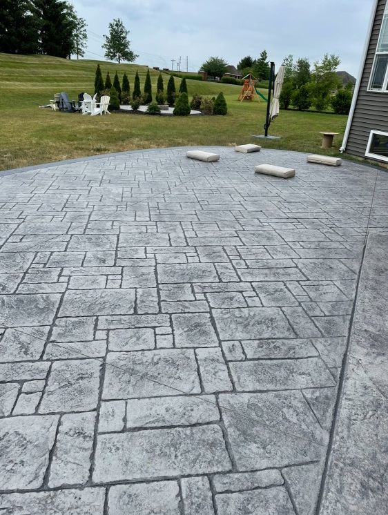 A nice concrete pavement