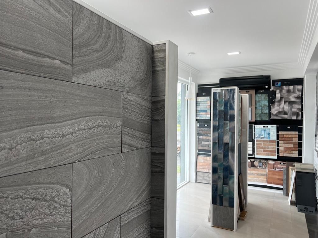 There Are Many Different Types of Tiles on Display in This Room — Traditional Tiles & Flooring In Woree, QLD